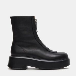 Steve Madden Jones Black Leather Boots